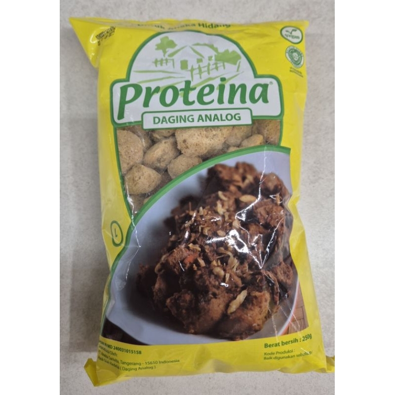 

Vegetarian Daging Analog Rendang MK Vegan Analog Meat 250g - RM, HK.
