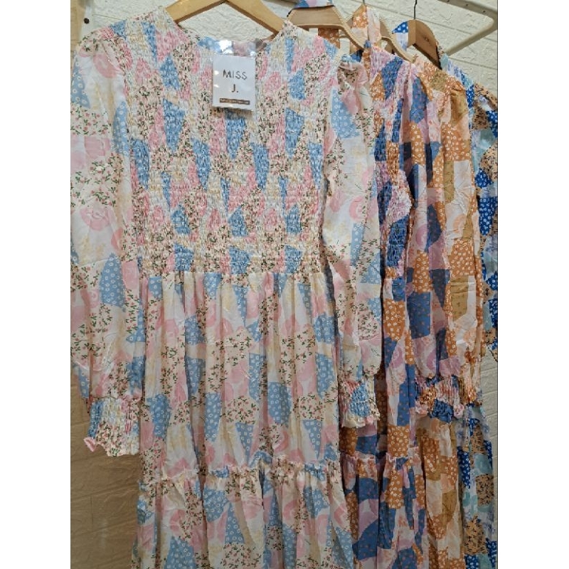 miss j long dress (import)