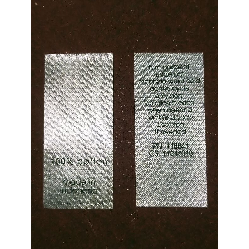 

label merek brand merek label (wash care misc) label tag