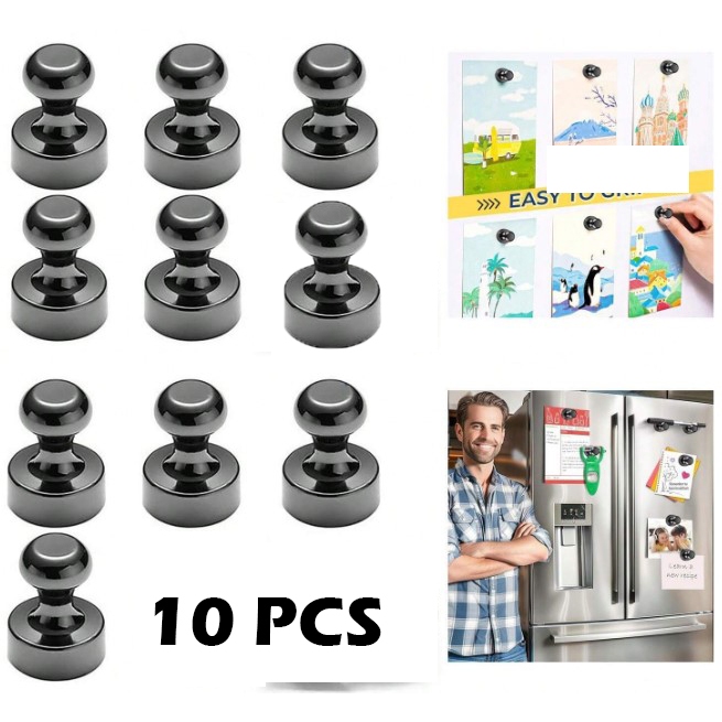 

Pin Magnet Memo Kulkas Whiteboard Papan Tulis Kantor 10 pcs