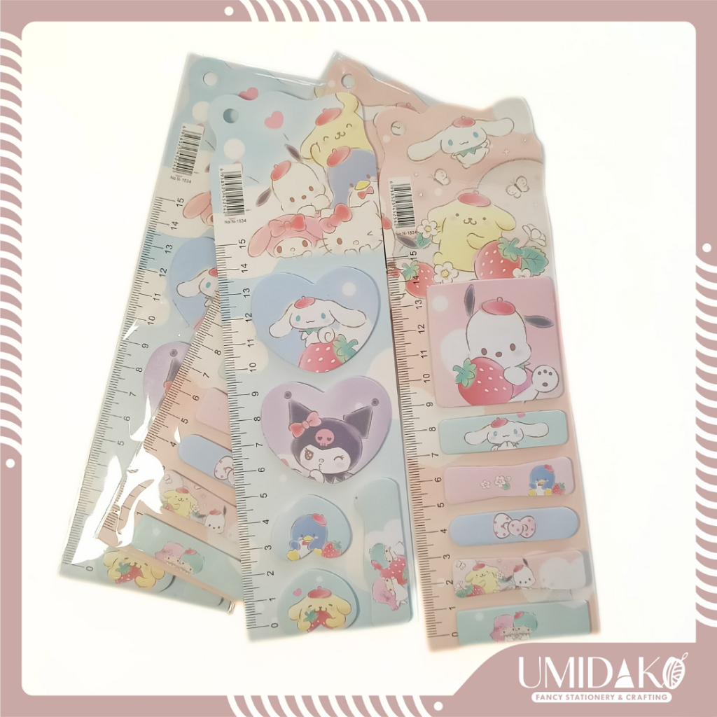 

[UMIDAKO] STICKY NOTES KUROMI/SANRIO/PAGE MARKER/PENANDA HALAMAN
