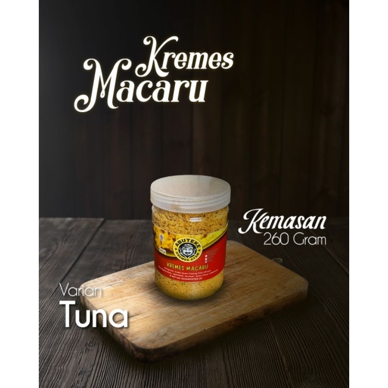 

Kremes Ayam Gurih Renyah MACARU Rasa TUNA Kemasan 260gr Enak Kriuk