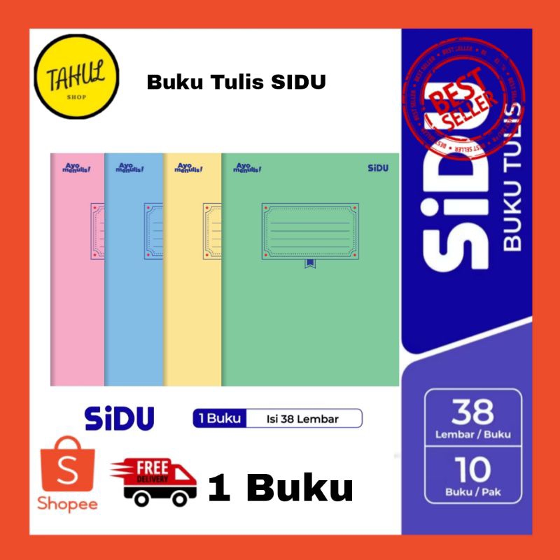 

1 Buku !!! Buku Tulis SIDU 38 Lembar (Sinar Dunia) Polos