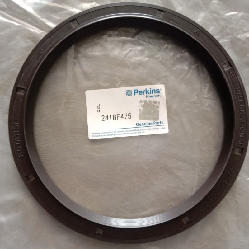 SIL OLI AS KRUK KREK BELAKANG ALL TYPE MF SEAL OIL REAR MAIN CRANKSHAFT PERKINS POWERPART 2418F475-A