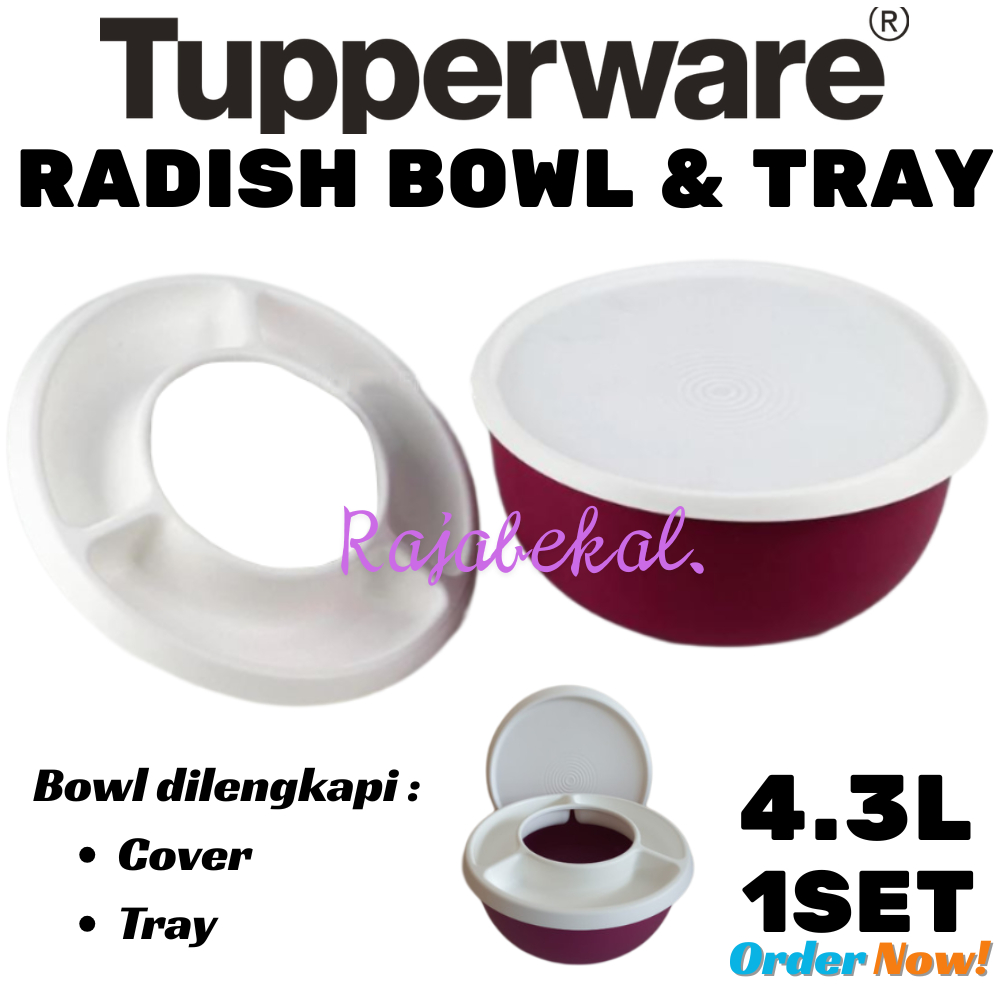 PROMO Tupperware Radish Bowl 4.3L with tray