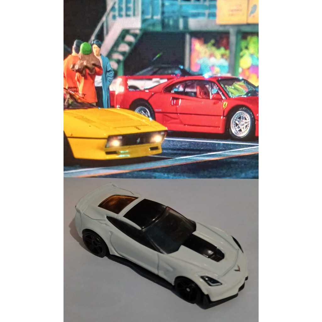 Corvette C7 Loose Putih