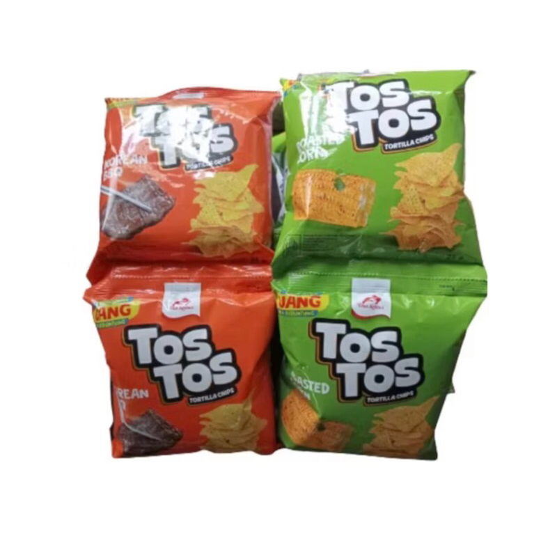 

Tos Tos Tortilla Chips Renceng (Isi 10sch @25gr) 2000 Berhadiah Uang Jika Beruntung Tostos Roasted Corn / Korean BBQ