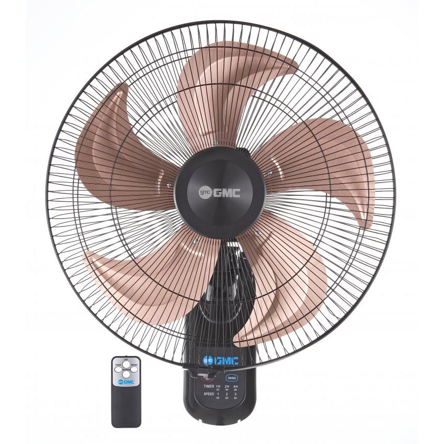GMC Wall Fan 521 remote 18 inch Besi / Kipas Angin Dinding gantung Remot / kipas tembok 18 inch