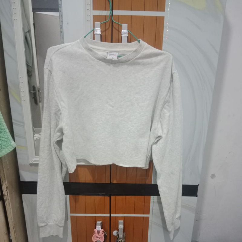 crewneck crop POLHAM abu misty preloved