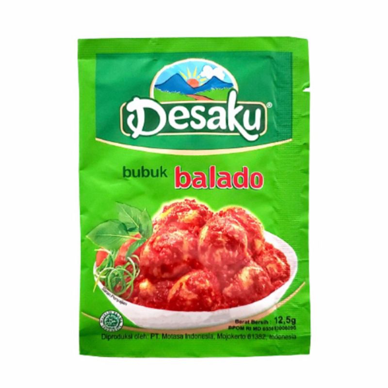 

desaku Bumbu Balado Bubuk Instant Telur Ayam 1 Sachet