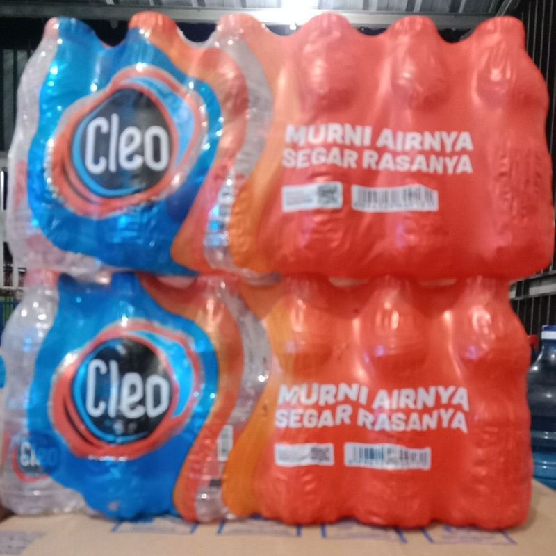 

cleo mini 220ml isi 24 botol
