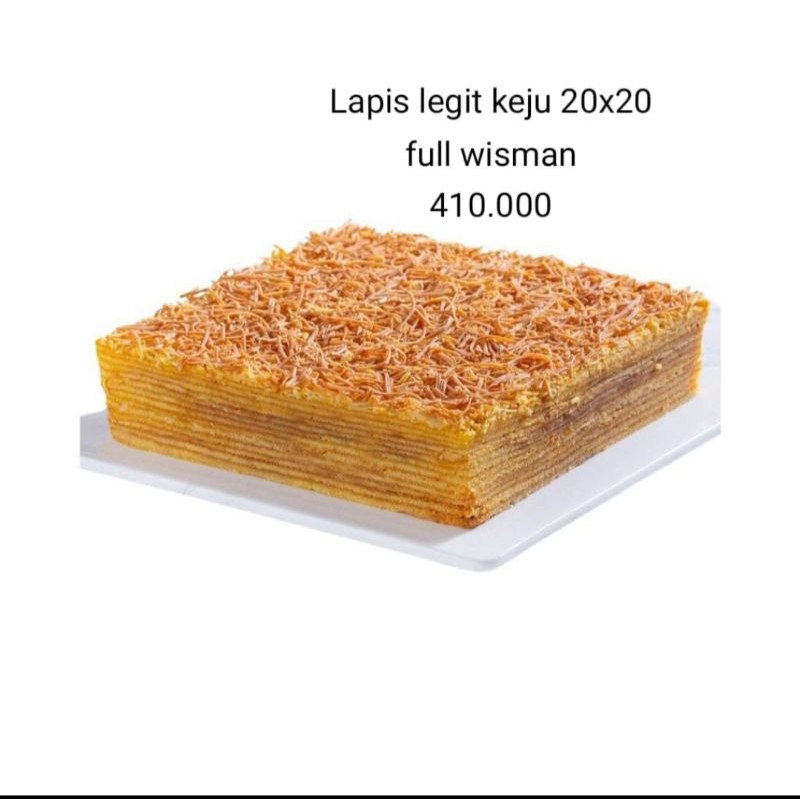 

lapis legit rasa keju