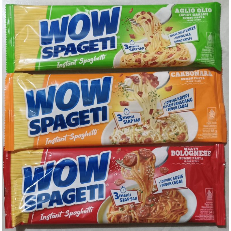 

WOW SPAGHETTI PAKET 3 RASA