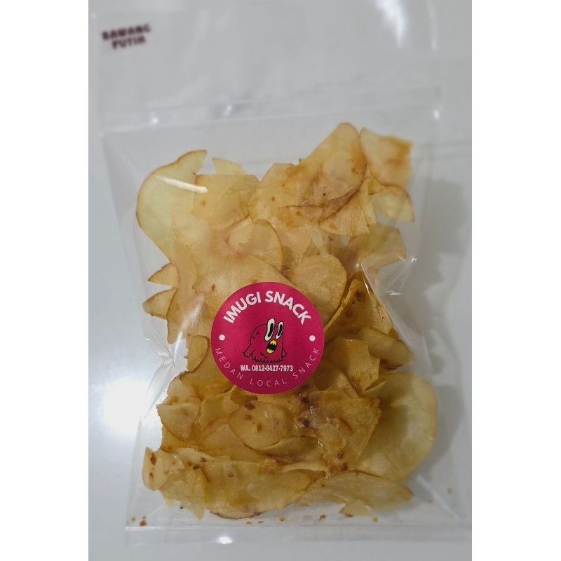 

Keripik Ubi Panggang Bawang Putih | 100gr, 200gr, 500gr
