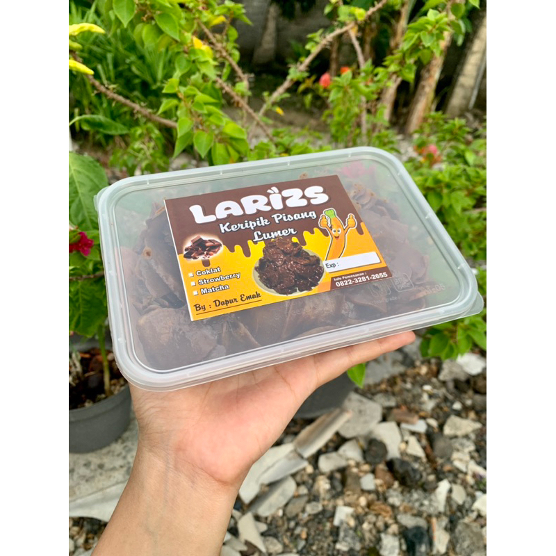 

kripik pisang rasa coklat