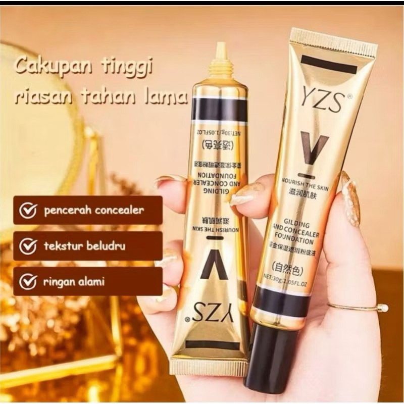 Yurizumi yzs matte foundation concealer waterproof long lasting/yzs yurizumi alas bedaj tahanlam
