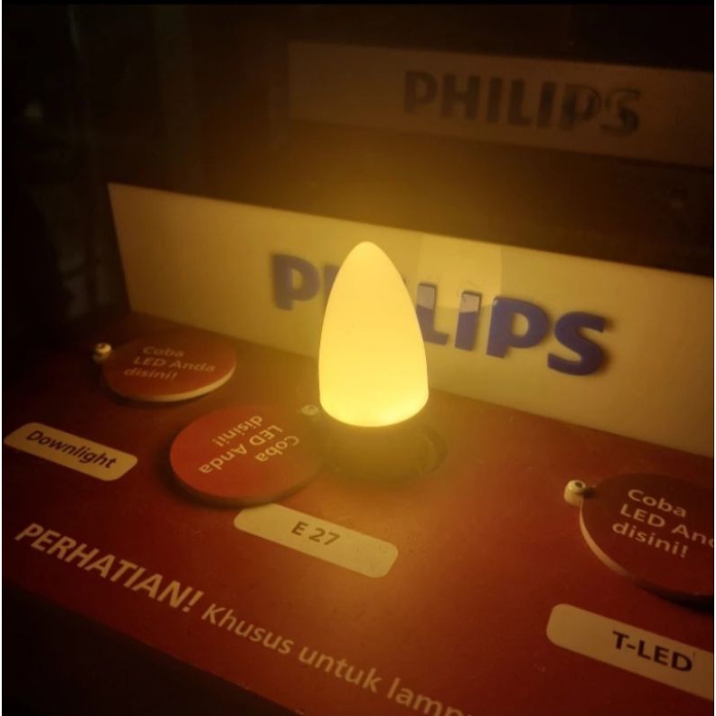 Qlola Money Lampu Essential Candle Led 6W 6 Watt E14 E27 2700K 4000K / Lampu Lilin Led 6W Putih Semu