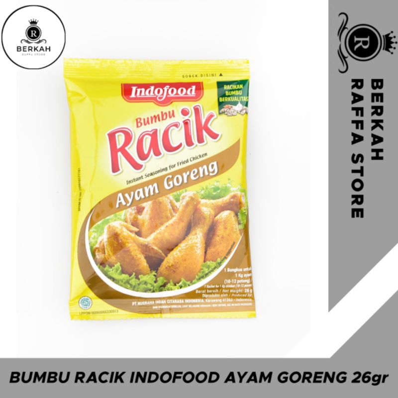 

Bumbu Racik Indofood Ayam Goreng / Racik Indofood Ikan Goreng