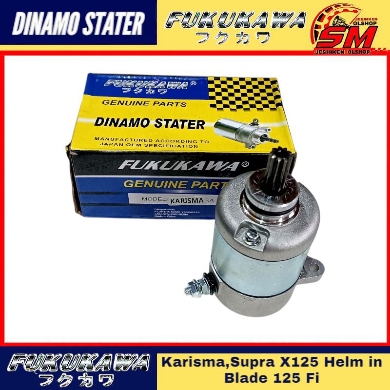 Dinamo Stater Karisma, Supra X125 Helm in Fukukawa