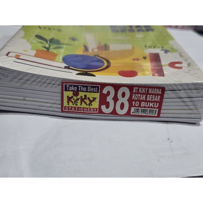 

BUKU TULIS KOTAK BESAR KIKY 38 ISI 10 BUKU HARGA PER PACK BUKU PETAK BESAR KIKY 38 LEMBAR ISI 10 BUKU HARGA GROSIR