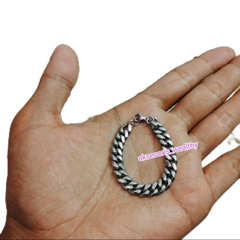 Gelang Rantai Monel Asli Anti karat / gelang anak / gelang bayi / gelang tangan
