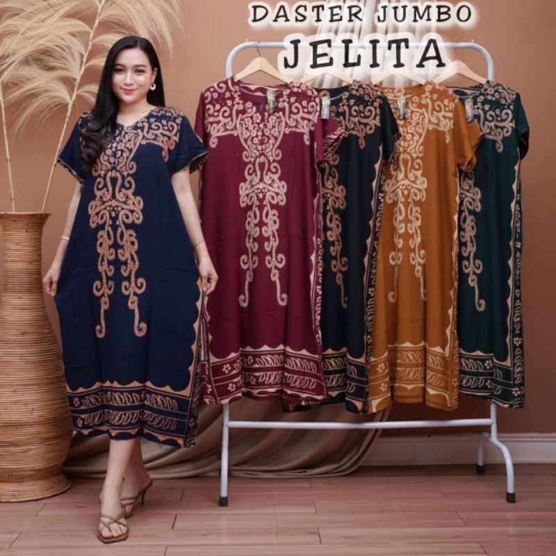 Daster jumbo 3pcs 100 ribu / daster jumbo aneka motif terbaru / daster rayon