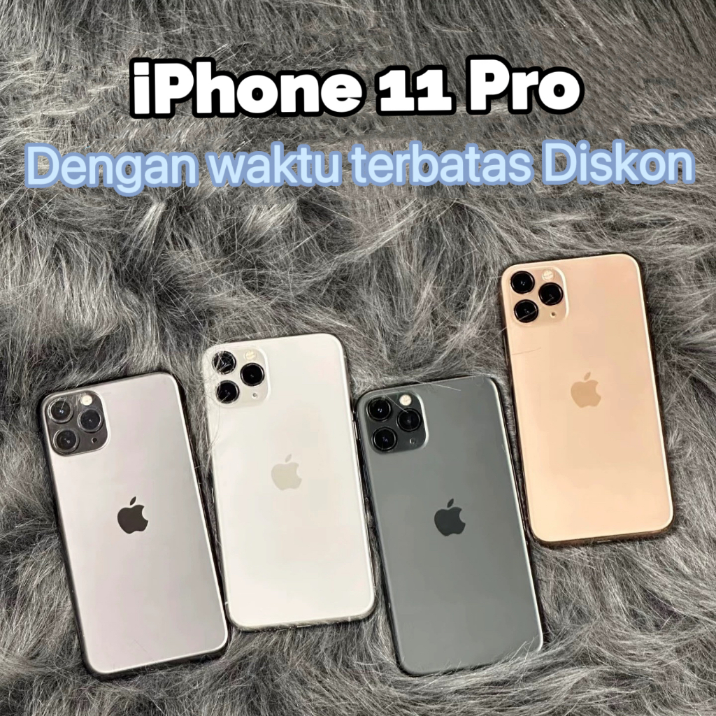IP 11 Pro 256GB 128GB 64GB100% Original Fullset Mulus phone11 New/ Bergaransi iphone11