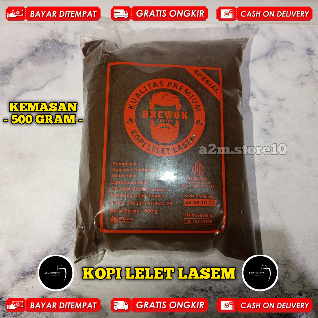 

KOPI LELET LASEM 500 GRAM TERMURAH TERLARIS PROMO