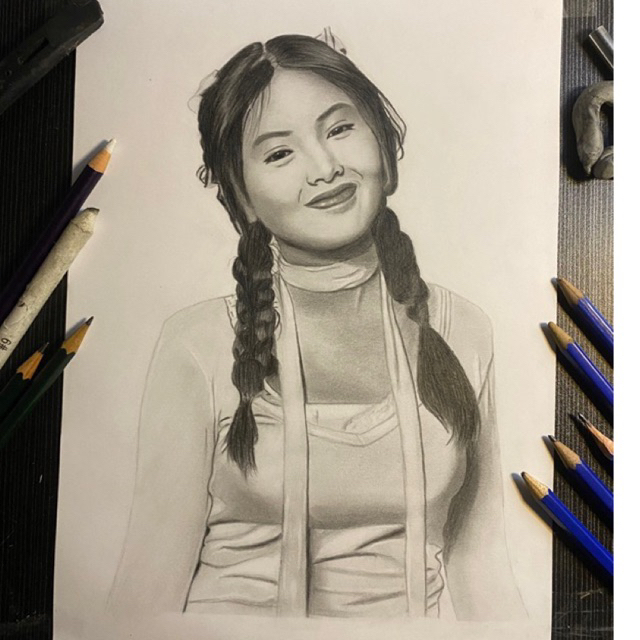 

lukisan wajah pensil realisss