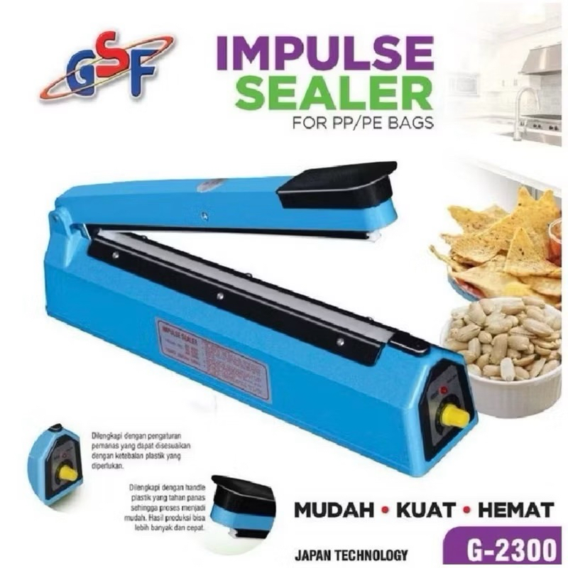 impulse sealer / perekat plastik GSF ( 20cm / 30cm )