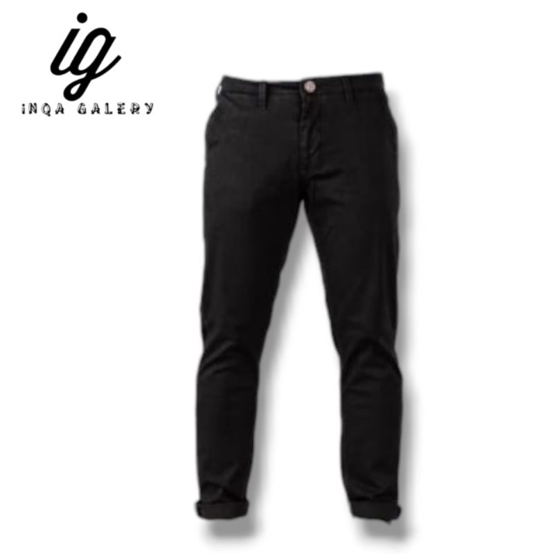 Celana Chino Pria OXYGEN Original 100% Slimfit