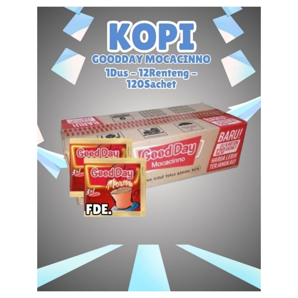 

Goodday Moccacino 20grm 1 Dus/12Renteng