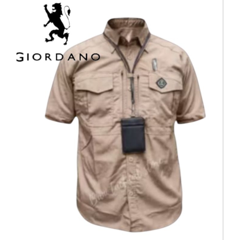 Baju PDL pria lengan pendek. Baju seragam ASN pria lengan pendek.  kemeja seragam ASN pria lengan pe