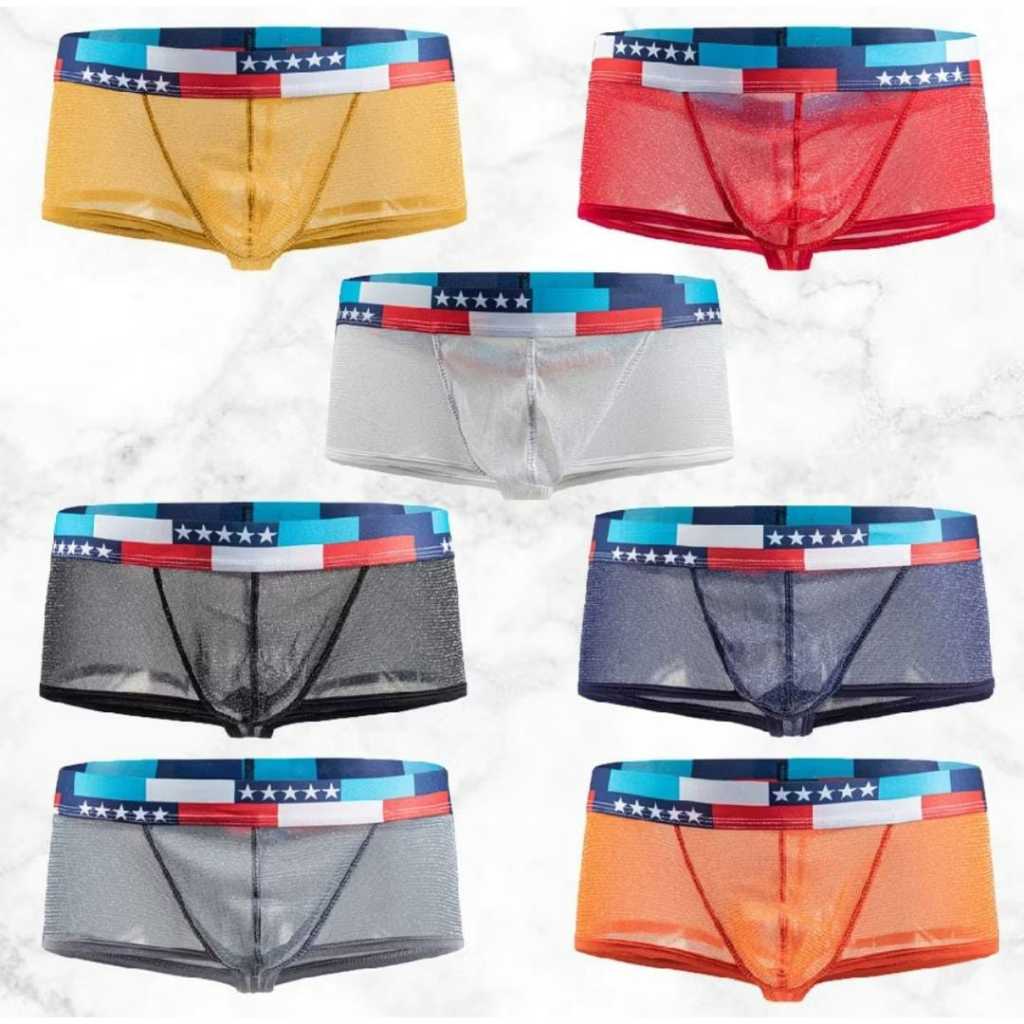 CELANA DALAM BOXER PRIA TRANSPARAN/ CELANA BOXER MEN TRANSPARANT NEW