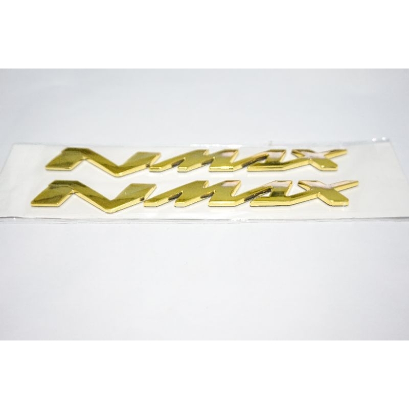 Sticker Emblem Nmax Gold seperti orinya tebal