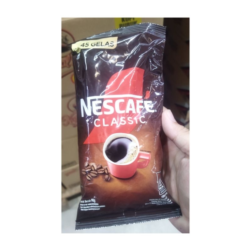 

NESCAFE CLASSIC KOPI BUBUK 90GR ISI 2 PCS