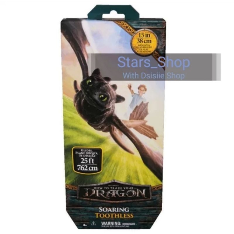 How To Train Your Dragon Soaring Toothless Figure Original