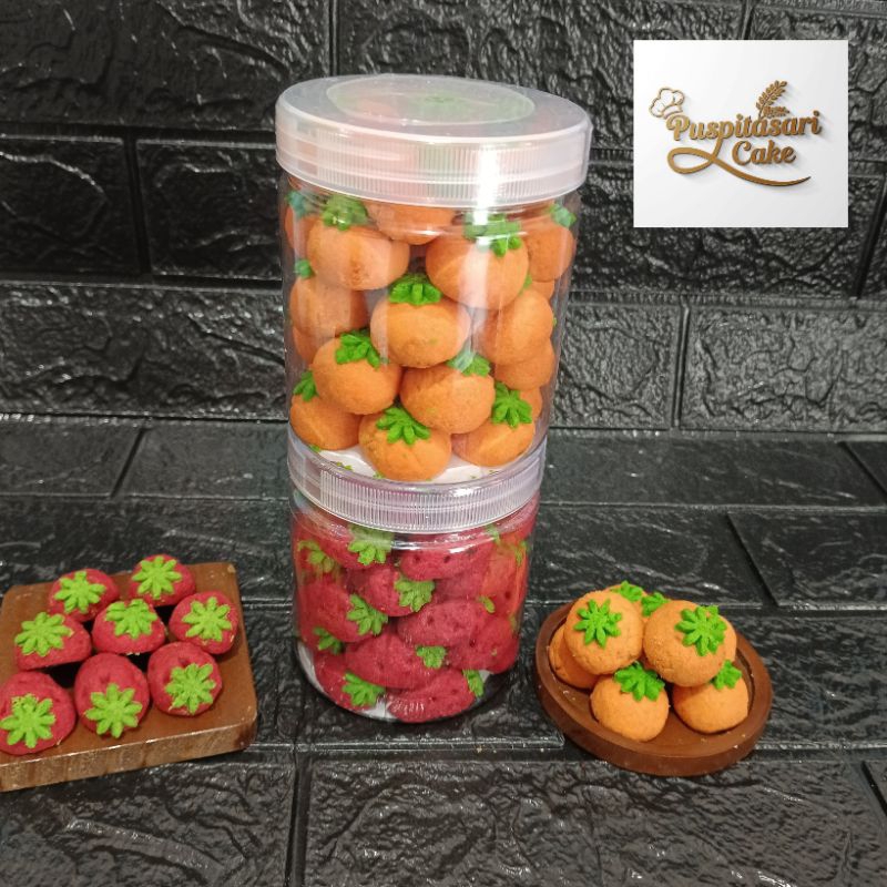 

Promo Paket Bundling Rp. 86.000 Nastar Bentuk jeruk dan Nastar bentuk Strawberry Toples 600ml gratis 1 pouch Kue Semprit/Kue Coklat Ceria