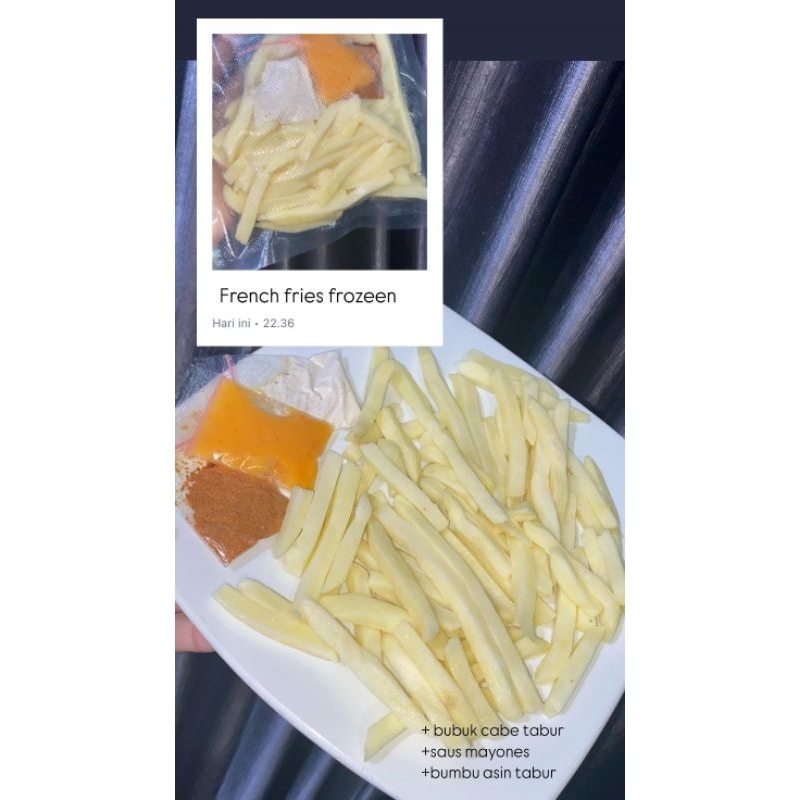 

Frozen French fries