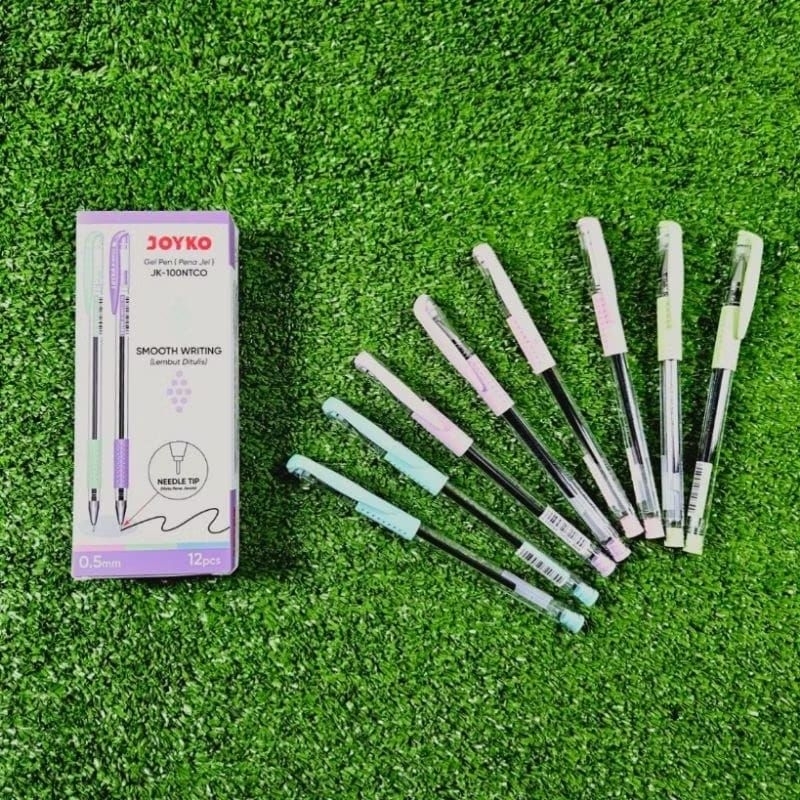 

Gel pen pulpen pena gel joyko jk-100NTCO 0,5 mm isi 12 pcs