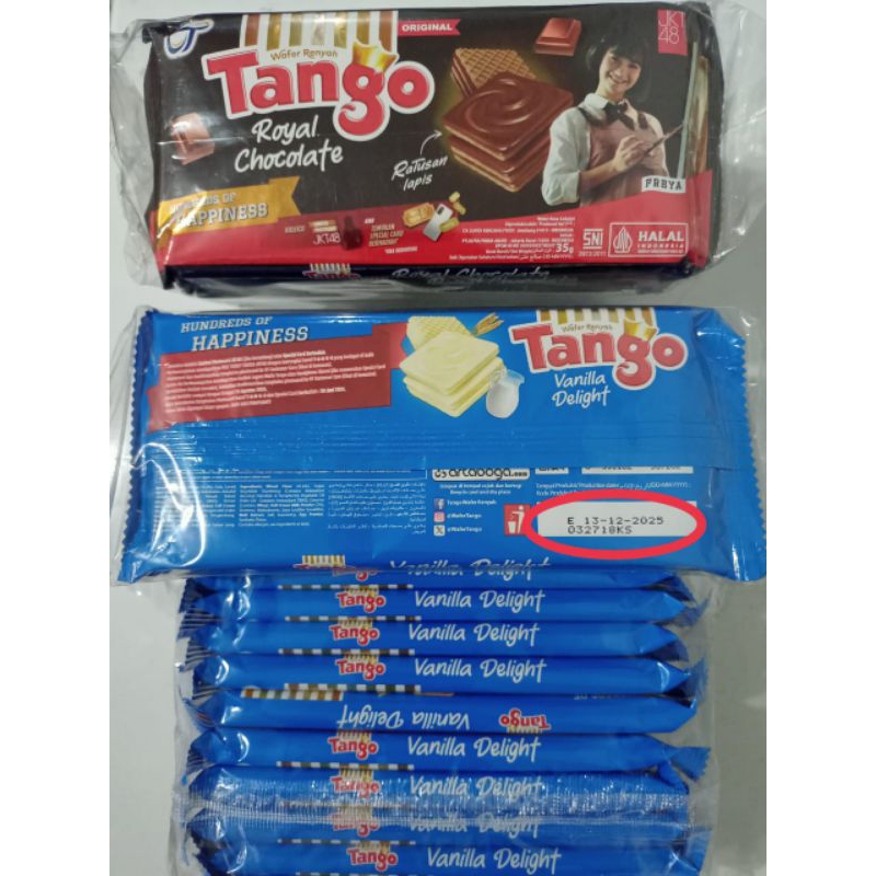 

WAFER TANGO 35GR PER PACK ISI 10BUNGKUS