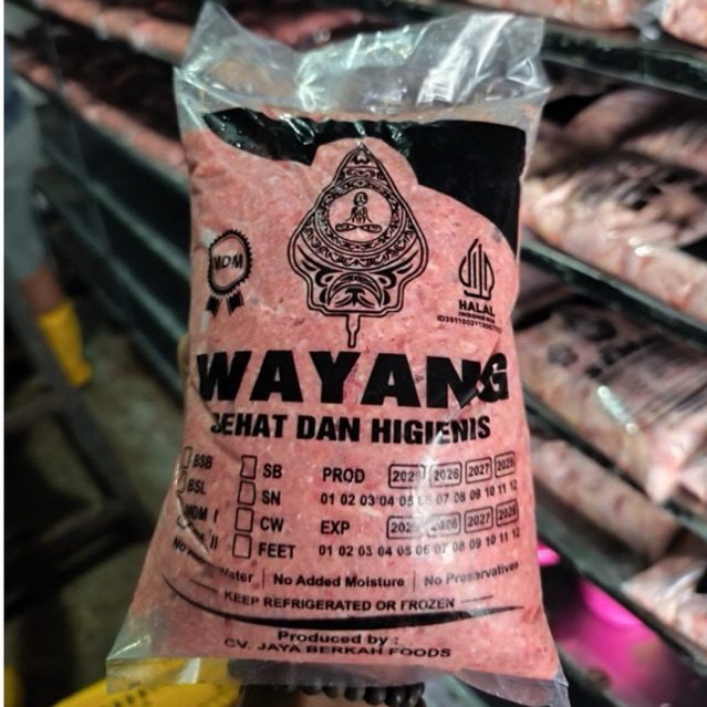 

MDM WAYANG 1 KG / DAGING AYAM GILING 1 KG/ MDM WAYANG 1 KG