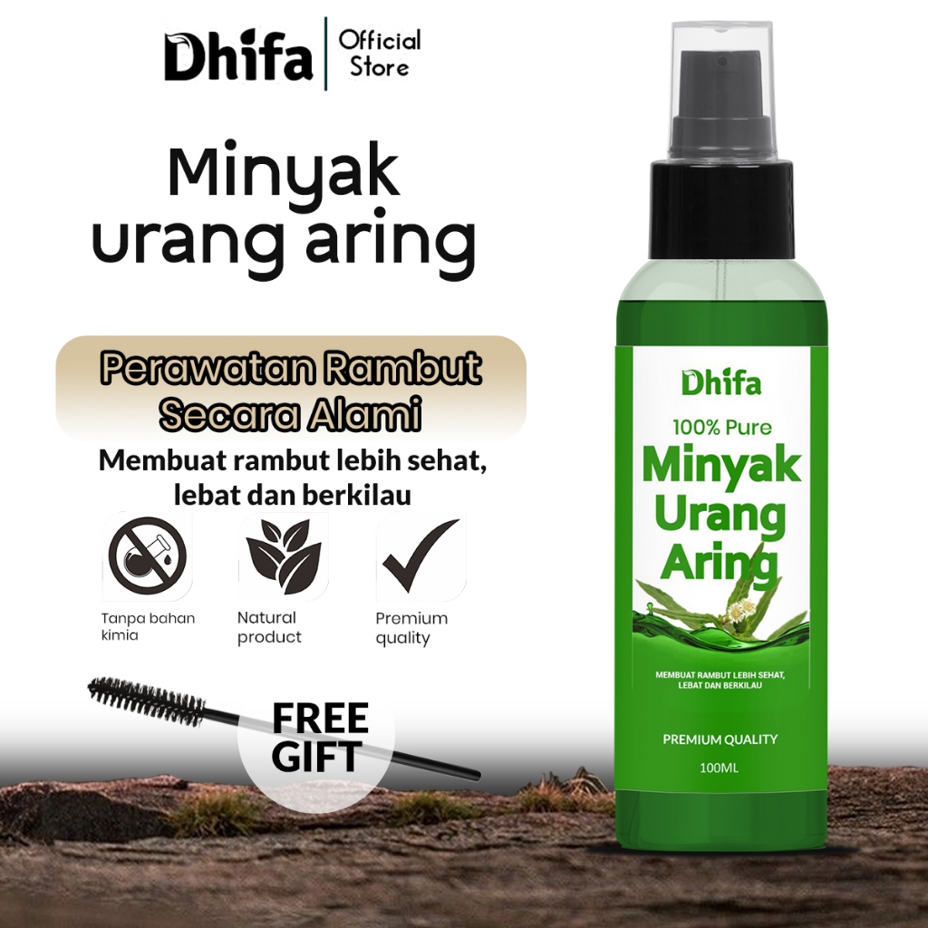 Minyak Urang Aring 100% Asli - Minyak Rambut Orang Aring Anti Ketombe