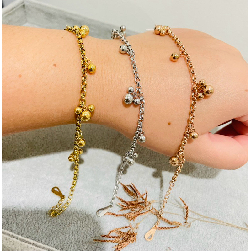 Gelang Tangan anak Rantai Miki Polos Titan