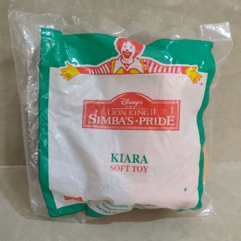 happy meal lion king II simba's pride kiara