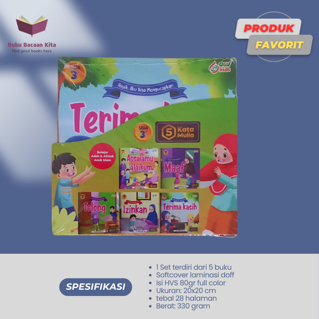 Seri 5 Kata Mulia – 5 in1 | Qaaf Kids