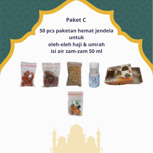 

paketan hemat kerikil jendela untuk oleh oleh haji dan umroh 50 pcs (isi air zamzam 50 ml)