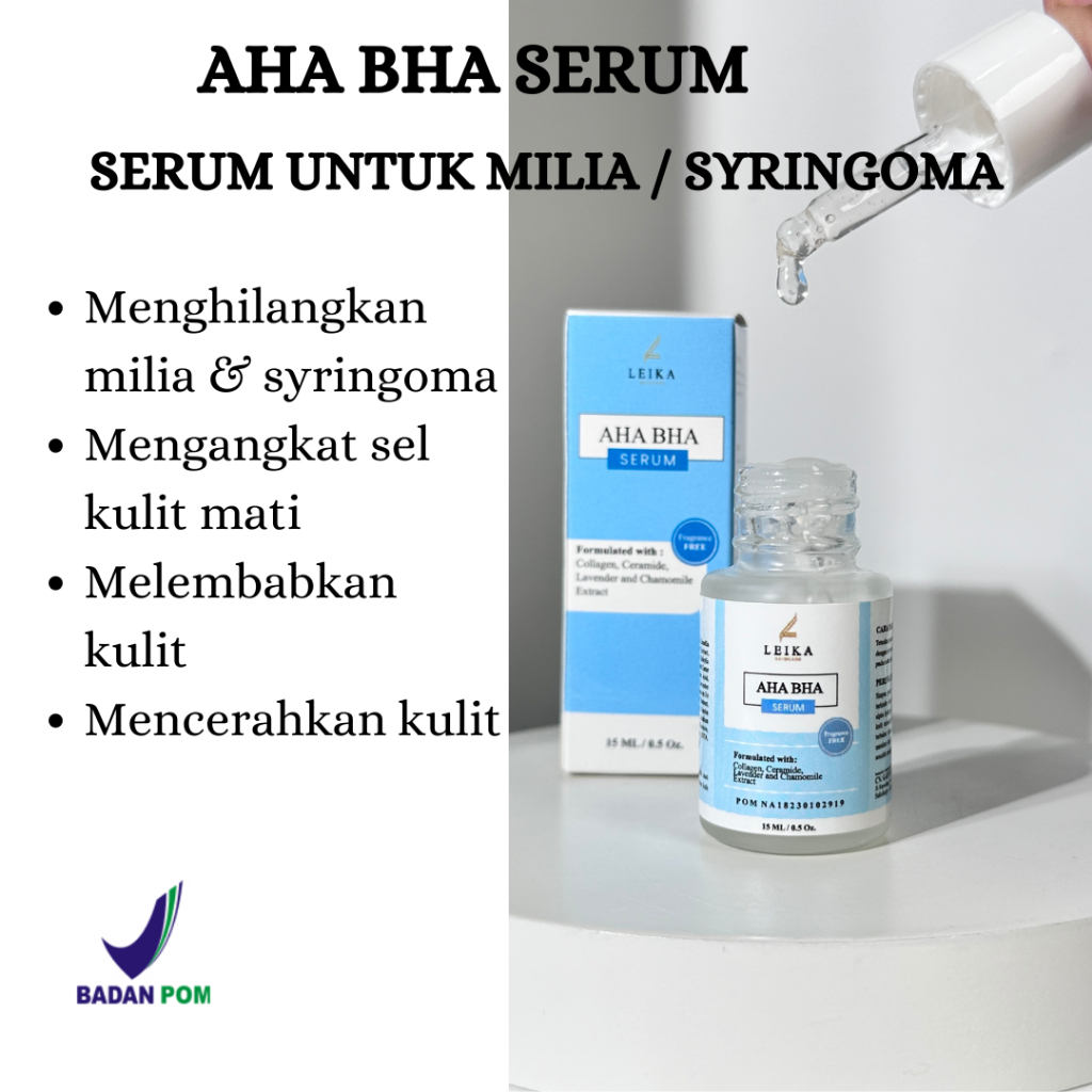 SERUM AHA BHA Anti-aging Penghilang Milia Serum Milia Obat Milia Penghilang Milia Di Bawah Mata