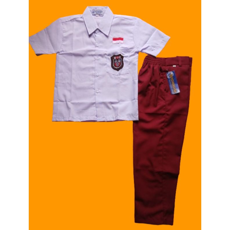 SERAGAM SD SETELAN MERAH PUTIH SD ROK MERAH SD BAJU PUTIH LENGAN PENDEK SD ROK PUTIH SD CELANA MERAH