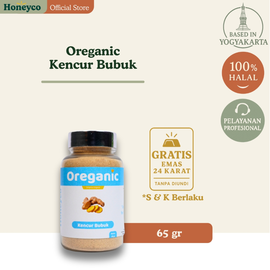 

Oreganic Kencur Bubuk Simplisia Organik - 65gr